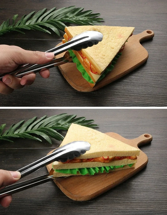 Stainless Steel Kitchen Food Tongs