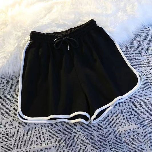 Striped Casual Mini Shorts for Women