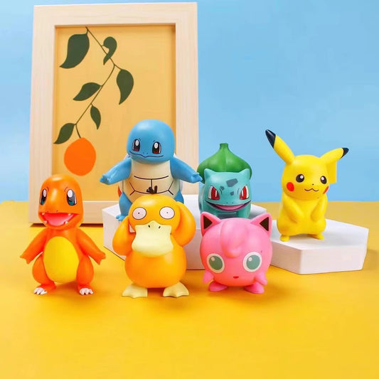 Pokemon Cake Decoration Set with Pikachu and Pokeball