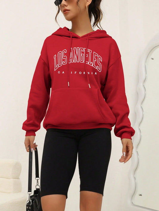 Los Angeles Art Design Women's Casual Hoodie