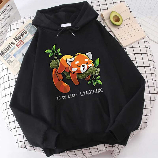 Funny Red Panda Hoodie for Men and Women
