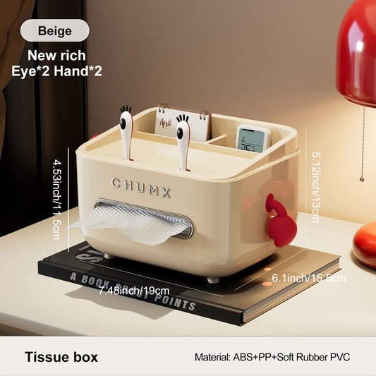 Cartoon Crab Boss Tissue Storage Box