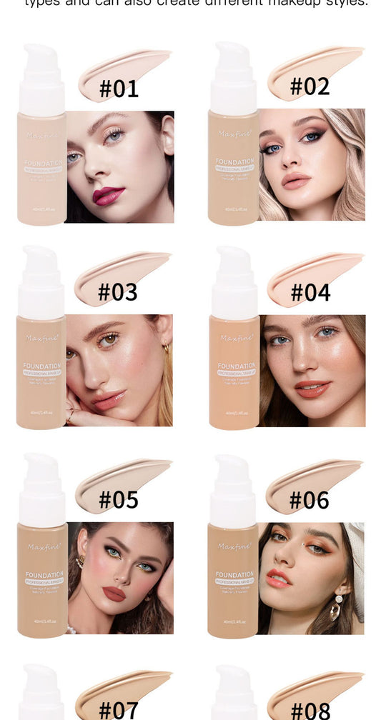 Waterproof Liquid Foundation Concealer - Professional Makeup