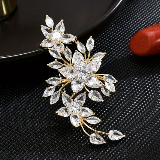 High-end Fashion Brooch Suit Coat Pin Jacket Accessories