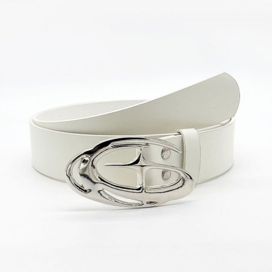 Y2K Punk Hollow Waist Fake Leather Belt
