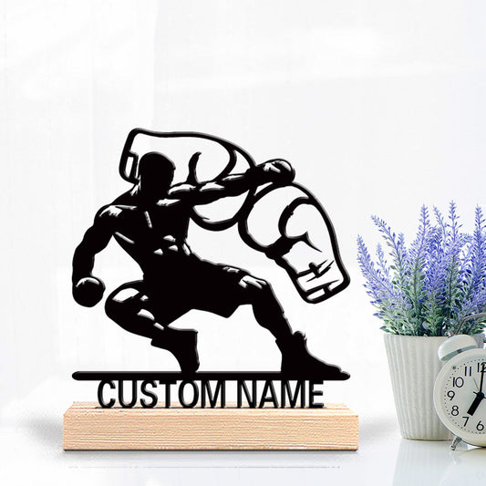 Stylish Personalized Custom Boxing Metal Statue Sculpture