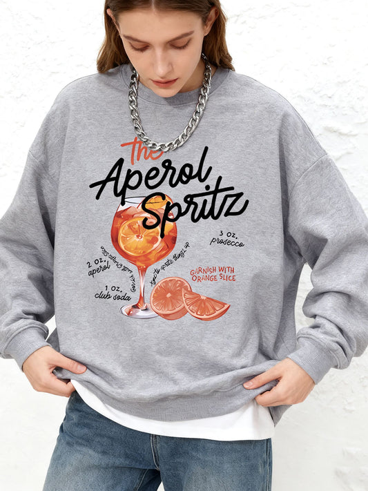 Aperol Spritz Retro Hoodie for Women
