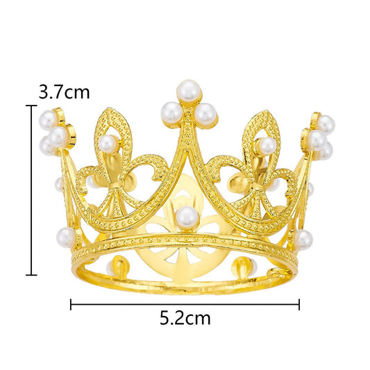 Golden Crown Butterflies Stickers for Valentine's Day