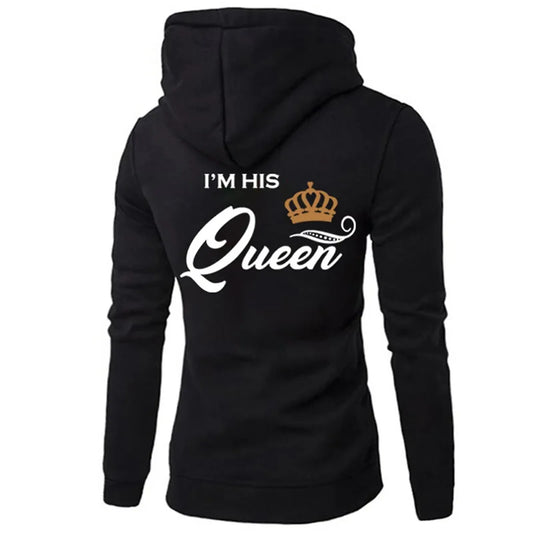 His Queen or Her King Couple Hoodies