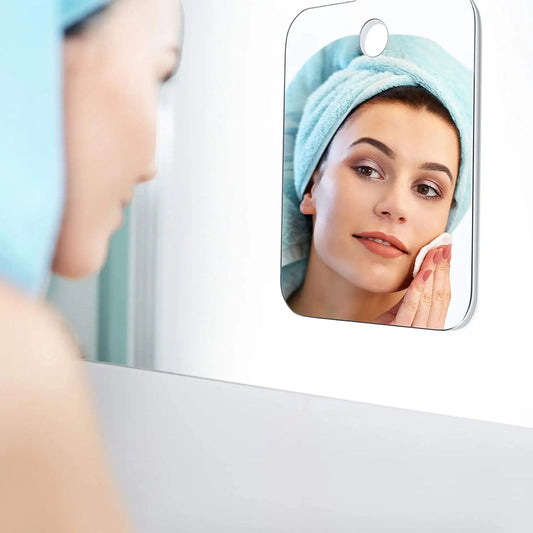 Acrylic Suction Mirror for Shaving and Makeup