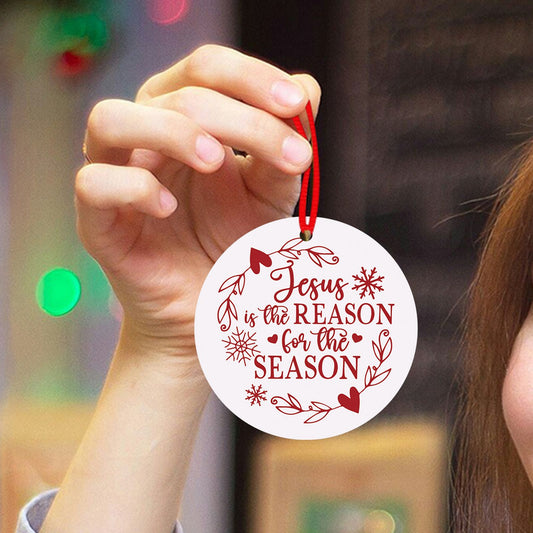 Jesus Is The Reason For The Season Christmas Ornament
