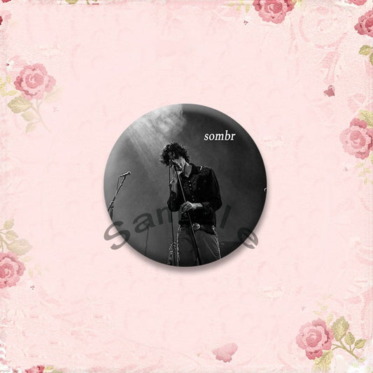 American Singer Sombr Lapel Pins Button Badges for Fashion