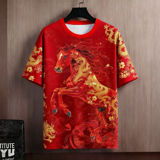 Fashionable New Year T-Shirt for Spring Festival