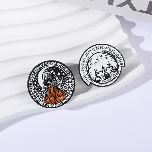 Female Power Enamel Pins - Brooches & Lapel Badges