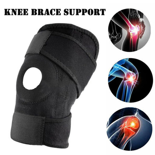 Adjustable Open Patella Knee Brace Support Sleeve