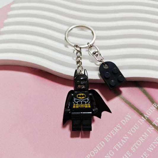 Handmade 3D Bat Couple Keychain Pendant - Y2K Jewelry