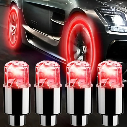 Universal LED Tire Lights for Cars and Bicycles
