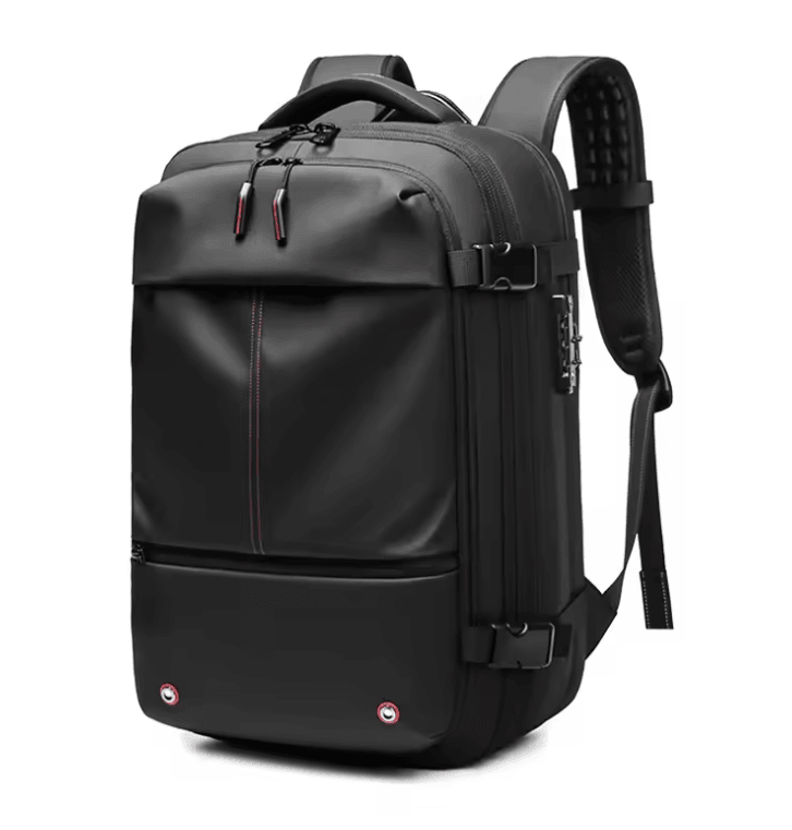17-Inch Travel Laptop Backpack – Expandable, Large Capacity, Business & School Bag with Vacuum Compression