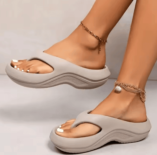 2024 EVA Platform Flip Flops for Women – Soft Cloud Sandals with Non-Slip Sole