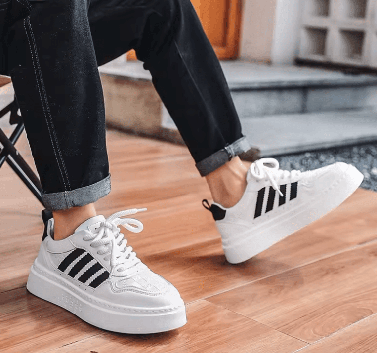 2025 Men’s Casual Sneakers – Fashionable Little White Shoes for Spring & Autumn