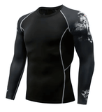 2025 Pro Men’s Sports Fitness Long Sleeve T-shirt – Quick-Dry, Breathable Running & Basketball Training Shirt