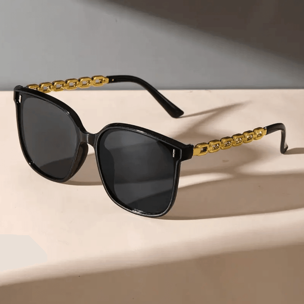 2/5 PCS Fashion Cat Eye & Square Sunglasses – Metal Frame Shades for Women & Men