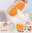 3-in-1 Cat & Dog Steam Brush - Electric Spray Grooming Comb for Hair Removal & Massage