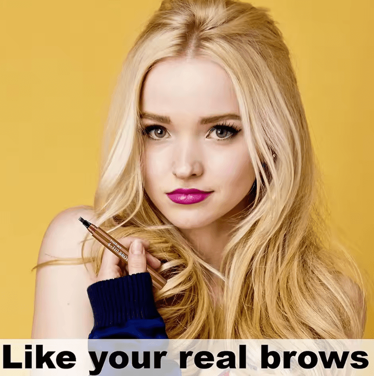 🌟 4-Point Waterproof Eyebrow Pencil – Long-Lasting Liquid Brow Pen for Perfect Brows
