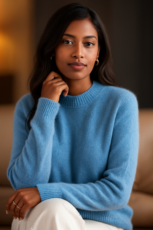 Autumn Winter Women's Sweater – Korean Fashion Warm Knitwear, Half Turtleneck Pullover, Long Sleeve Basic Solid Color Top