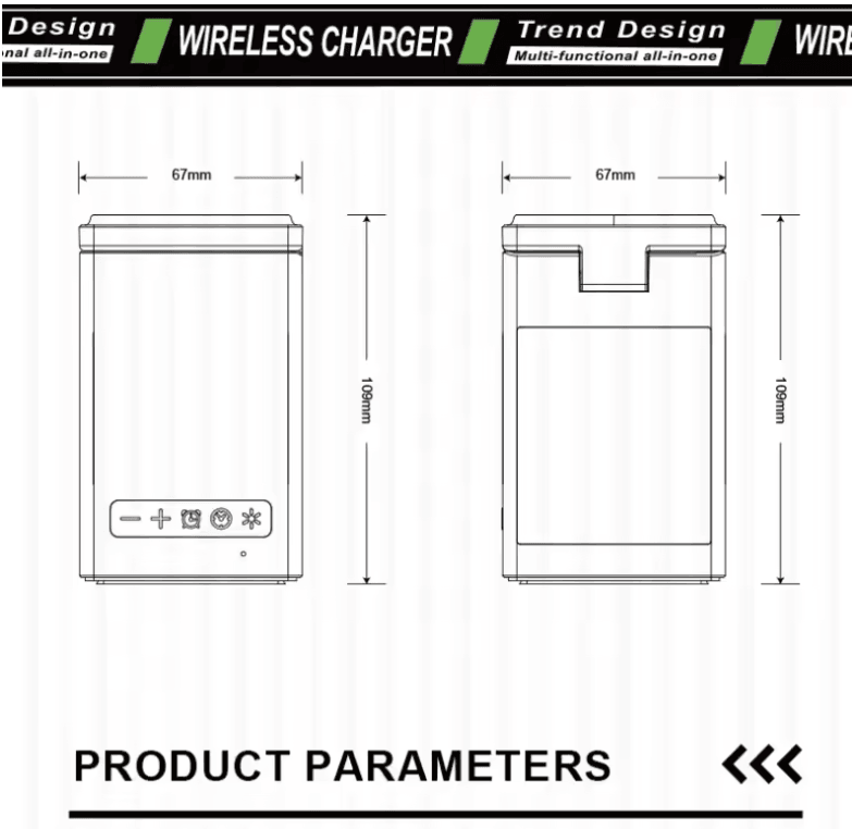 6 in 1 Magnetic Wireless Charger & Speaker