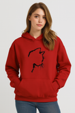 Cozy Autumn & Winter Women's Sweatshirt with Cute Cat Print – Casual Pullover for Home & Daily Wear