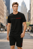 Men’s 2-Piece Summer Tracksuit Set – Fitness T-Shirt & Jogging Shorts, Casual Sportswear for Gym, Running & Daily Wear (2025 Edition)