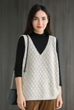 Cozy Baggy Sweater Vest for Women – Korean Vintage Style