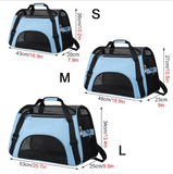 Portable Cat & Dog Carrier Bag - Breathable Mesh Travel Handbag for Pets