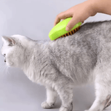 Electric Cat & Dog Steam Brush - 3-in-1 Grooming Tool with Spray & Massage