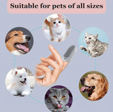 Dog & Cat Finger Toothbrush | Silicone Oral Care Cleaning Tool