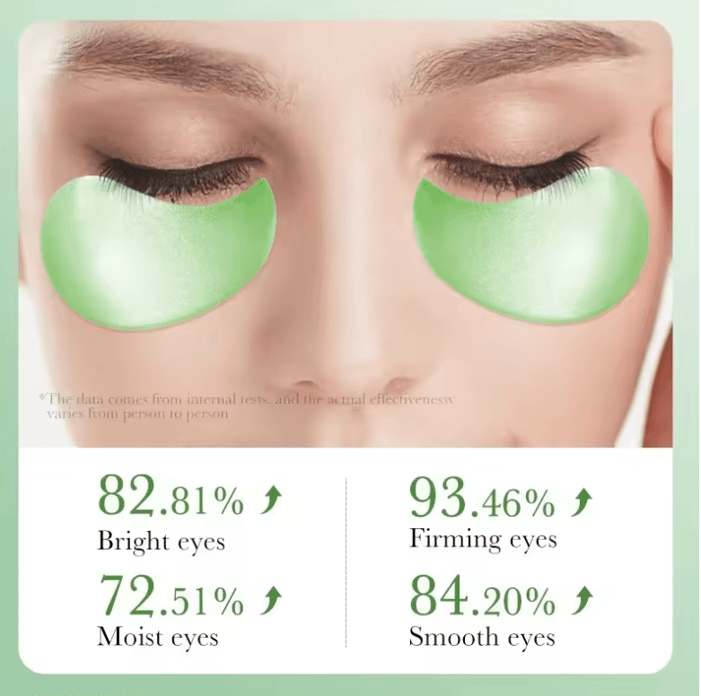 60pcs Aloe Vera Collagen Eye Masks - Anti-Dark Circles, Anti-Wrinkle, Hydrating Eye Patches