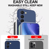 Liquid Silicone Phone Case – Soft Cover for Samsung Galaxy S25/S24+/S23/S22 Ultra/S24 FE