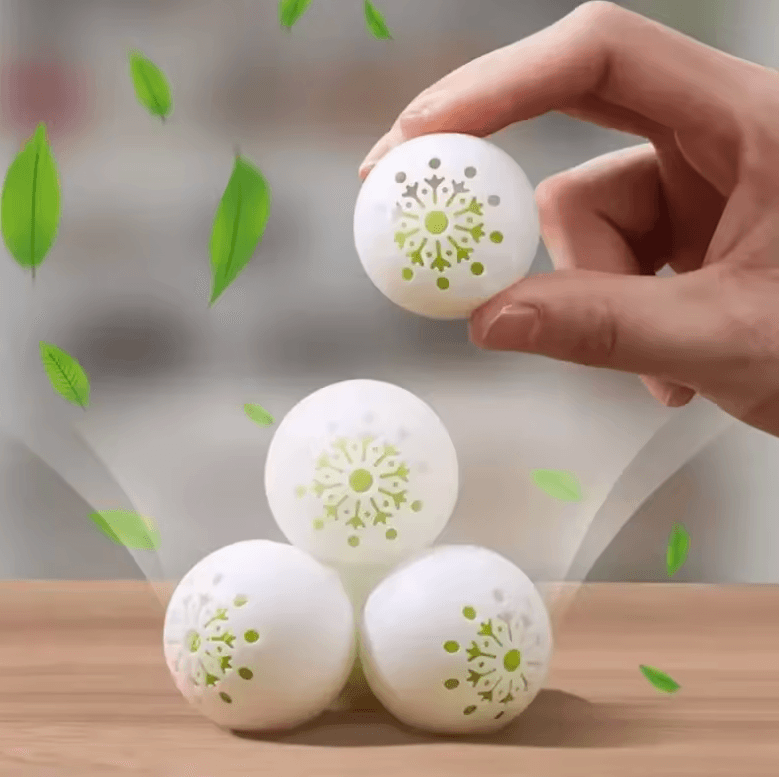 Shoe Deodorant Balls – 6 Pcs Fresh Tea Fragrance for Footwear & Closet