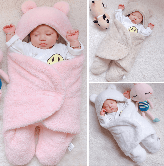 Baby Sleeping Bag – Cozy Winter Swaddle Blanket for Newborns