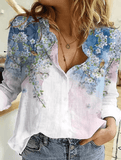 Elegant Loose Shirt for Women – Casual Long Sleeve Top with Fashionable Temperament