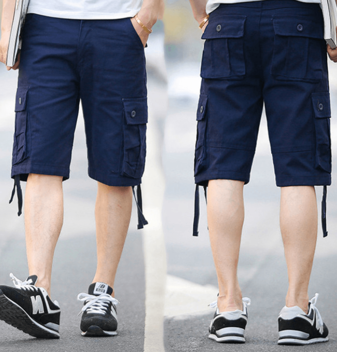 Men’s Summer Multi-Pocket Workwear Shorts – Durable & Practical