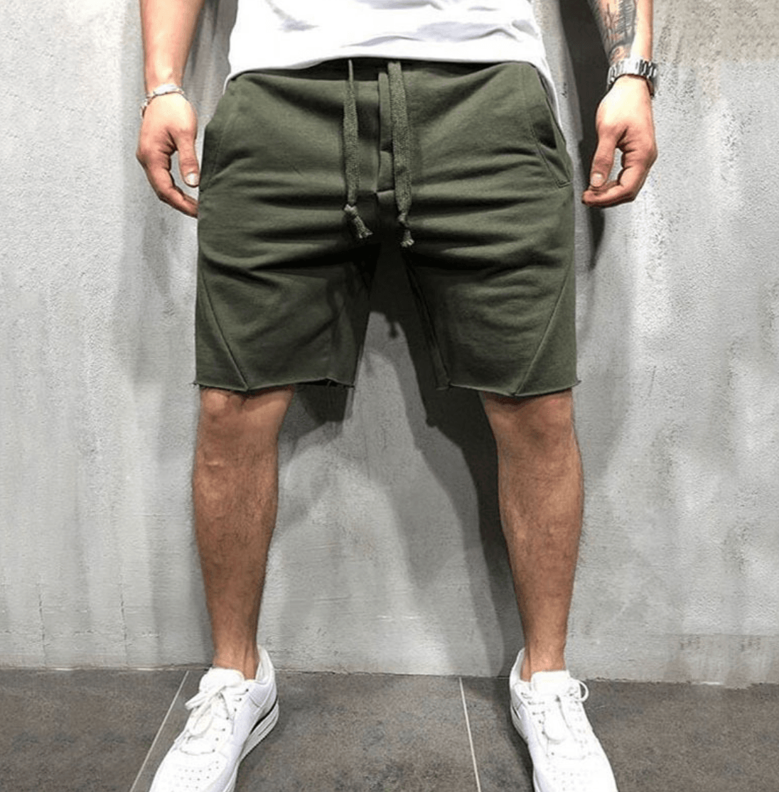 🔥 Summer Men’s Gym Sports Shorts – Lightweight & Sporty in Grey
