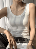 Summer Women’s Ribbed Tank Top – Sleeveless, Tight Knit, Casual & Basic