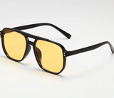 Vintage Big Sunglasses – Square Designer Shades for Men & Women
