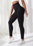 Women’s Seamless Workout Leggings – High-Waisted Yoga Pants – Stretchy Athletic Gym Tights for Fitness, Running & Exercise