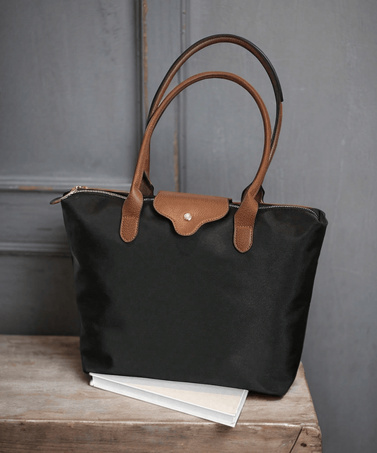 Fashion Nylon Foldable Travel Handbag for Women – Large Capacity Shoulder Bag, Trendy Underarm Tote, Lightweight Shopping Purse, Waterproof Duffel Style