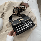 Retro Geometric Small Square Bag for Women – 2025 Trendy Contrast Color Shoulder Bag, Stylish Banquet & Evening Crossbody Messenger Purse
