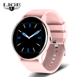 LIGE Smartwatch for Men & Women – Full Touch Screen Fitness Tracker, Bluetooth Smart Watch with Heart Rate Monitor, IP67 Waterproof, Compatible with Android & iOS