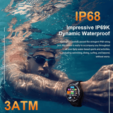 2025 Military Smartwatch for Xiaomi – Outdoor Sports Fitness Tracker with IP68 Waterproof, UV+Infrared Sensors, Health Monitor, Bluetooth Calling